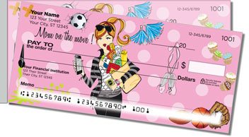 Mom on the Move Side Tear Design Checks