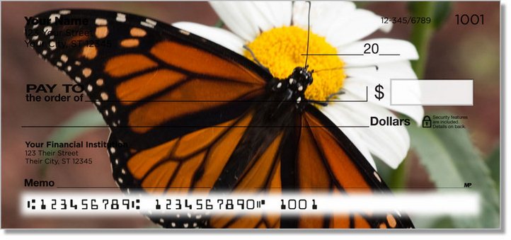 Monarch Butterfly Personal Checks