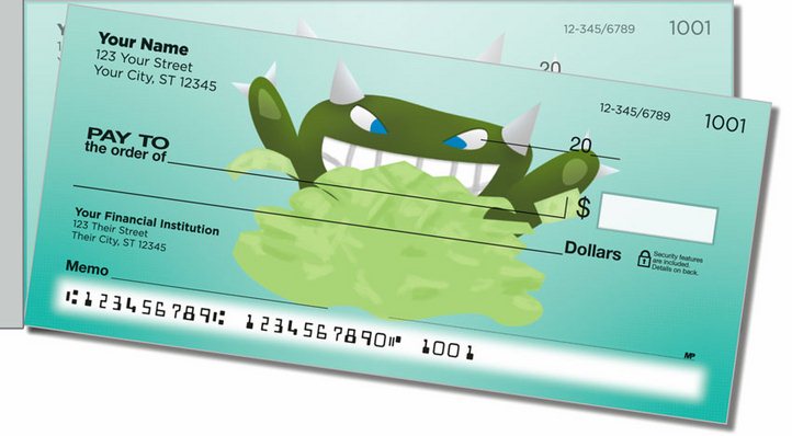 Money Monster Side Tear Personal Checks
