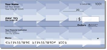 Monochrome Arrow Personalized Checks