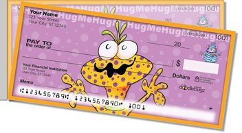 Monster Side Tear Personalized Checks