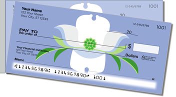 Moon Garden Side Tear Personalized Checks