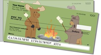 Moose and Bear Side Tear Design Checks