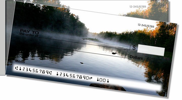 Morning Fog Side Tear Personal Checks