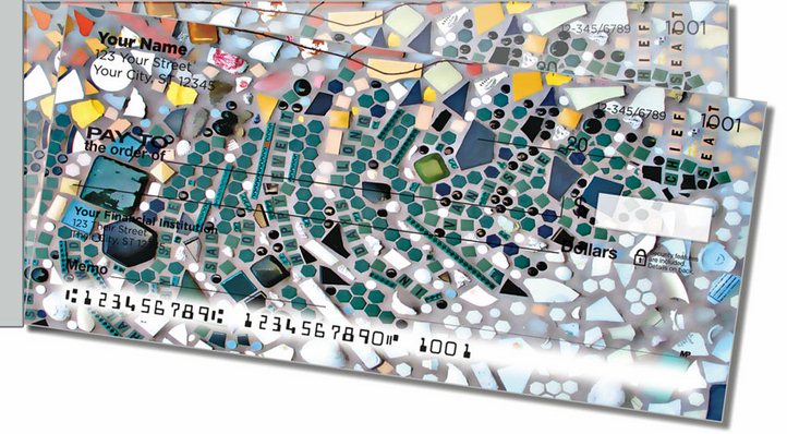 Mosaic Side Tear Personal Checks