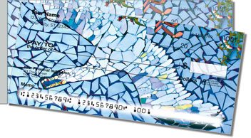 Mosaic Side Tear Personalized Checks