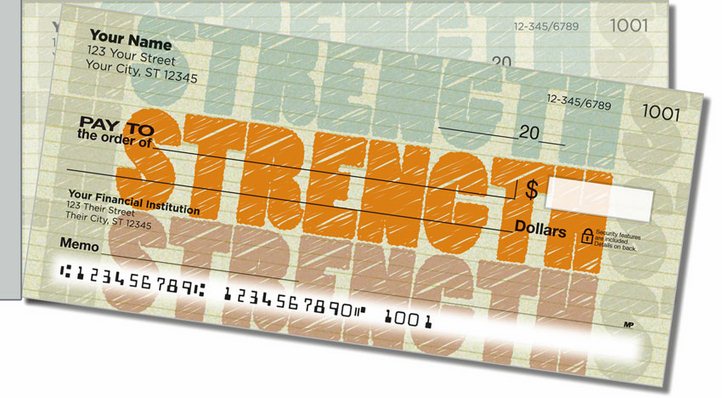 Motivation Side Tear Personal Checks