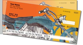 Motorcycle Daydream Side Tear Design Checks