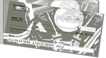 Motorcycle Side Tear Personalized Checks