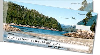 Mountain Water Side Tear Design Checks