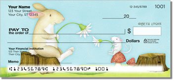 Mouse and Bunny Personalized Checks