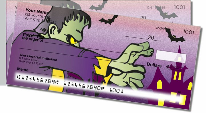 Movie Monster Side Tear Personal Checks