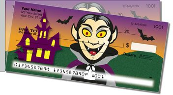 Movie Monster Side Tear Personalized Checks