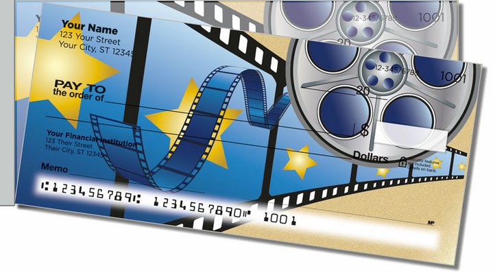 Movie Night Side Tear Personal Checks