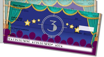 Movie Night Side Tear Personalized Checks