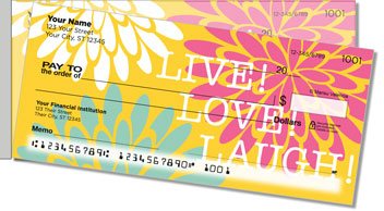 Mums in Bloom Side Tear Design Checks