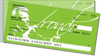 Music Conductor Side Tear Personalized Checks