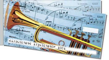 Musical Instrument Side Tear Personalized Checks