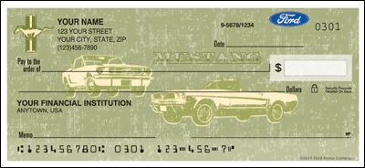 Mustang Legends Personal Checks