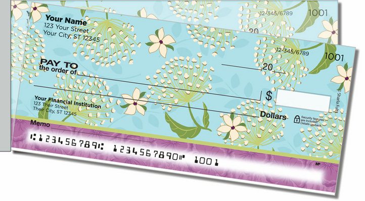 Mystical Garden Side Tear Personal Checks