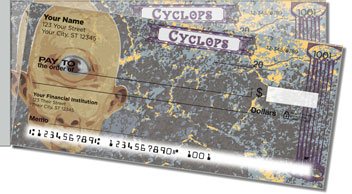 Mythical Creature Side Tear Personalized Checks