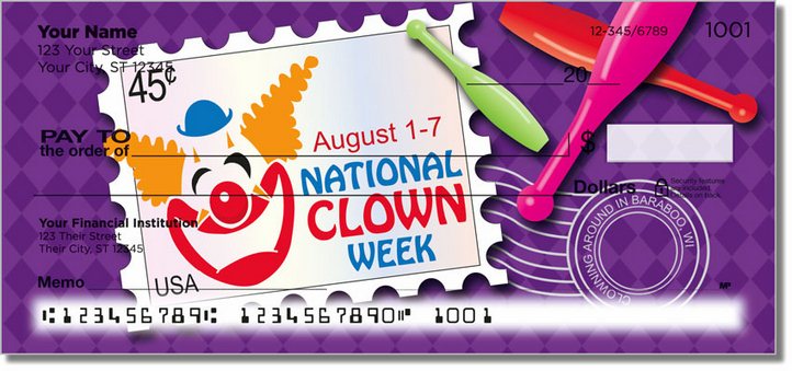 National Clown Week Personal Checks