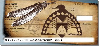 Native American Bird Symbol Checks