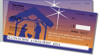Nativity Scene Side Tear Checks