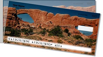 Natural Arch Side Tear Personalized Checks