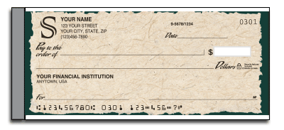 Natural Side Tear Personal Checks
