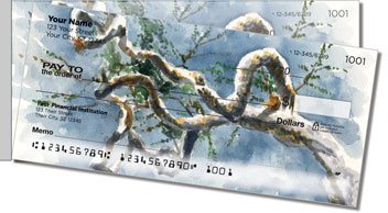 Nature Scene Side Tear Personalized Checks