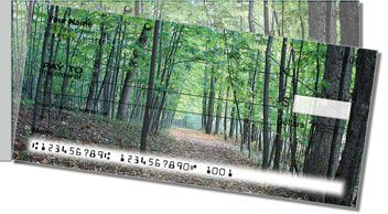 Nature Trail Side Tear Personalized Checks