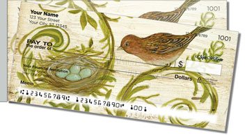 Natures Nest Side Tear Personalized Checks