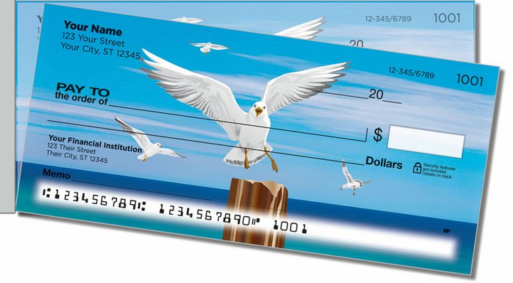 Nautical Side Tear Personal Checks