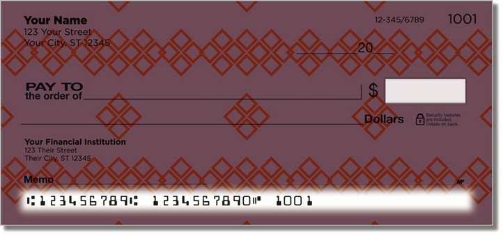 Navajo Blanket Personal Checks