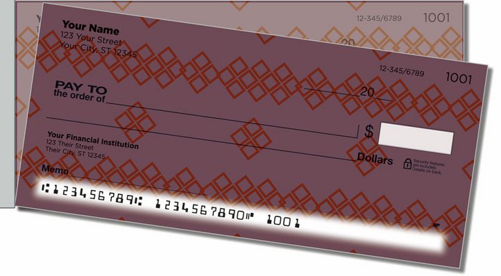 Navajo Blanket Side Tear Personal Checks