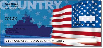 Navy Personalized Checks