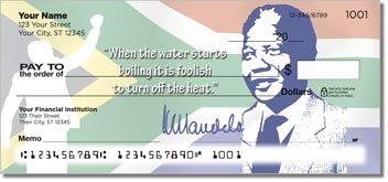 Nelson Mandela Personalized Checks