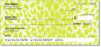 Neon Leopard Design Checks