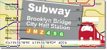 New York Subway Personalized Checks