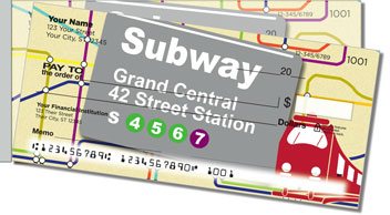 New York Subway Side Tear Checks