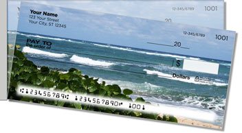 Ocean Wave Side Tear Personalized Checks