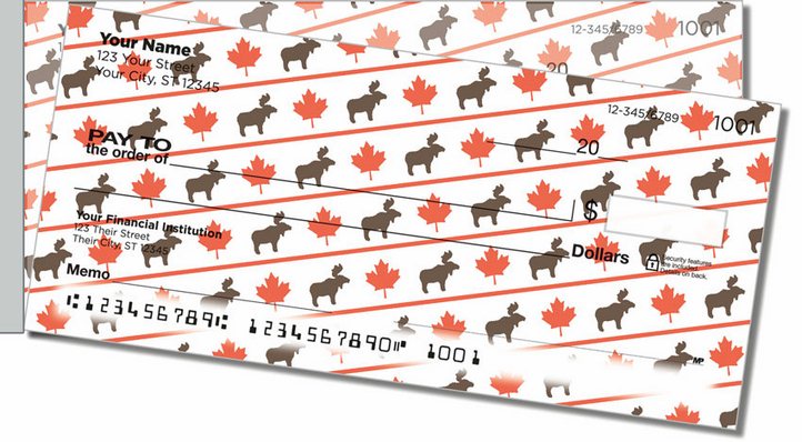 Oh Canada Side Tear Personal Checks