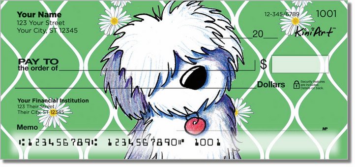 Old English Sheepdog Personal Checks