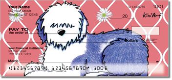 Old English Sheepdog Personalized Checks