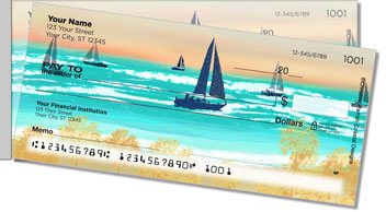 On the Beach Side Tear Personalized Checks