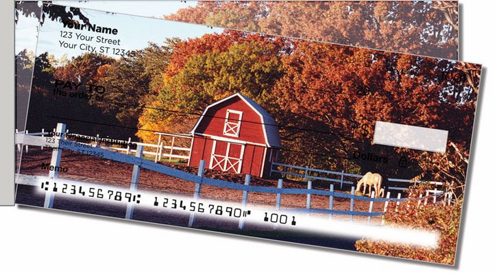 On the Farm Side Tear Personal Checks