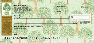 One Green Thing Personal Checks