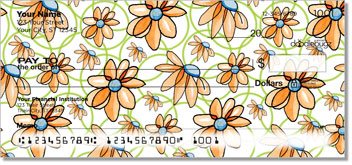 Orange Daisies Design Checks