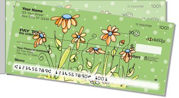 Orange Daisies Side Tear Checks